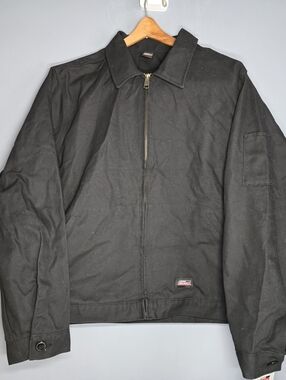 NEW Dickies Canvas Workwear/Construction Jacket-Womens XL-BLack-Work,Casual,